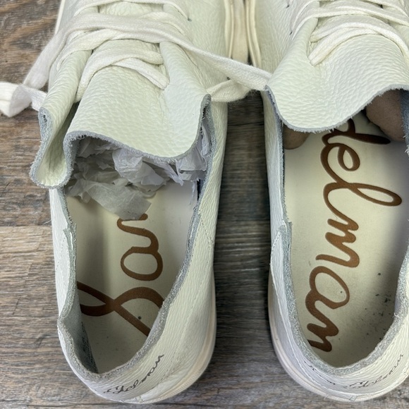 Sam Edelman Women’s Poppy Leather Lace Up Sneaker Size 10 - Picture 9 of 10